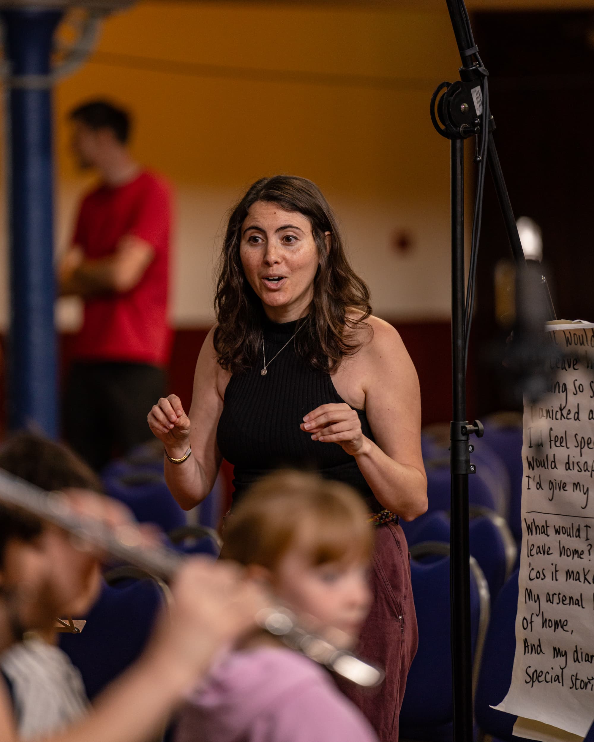 lydia teaching banjo